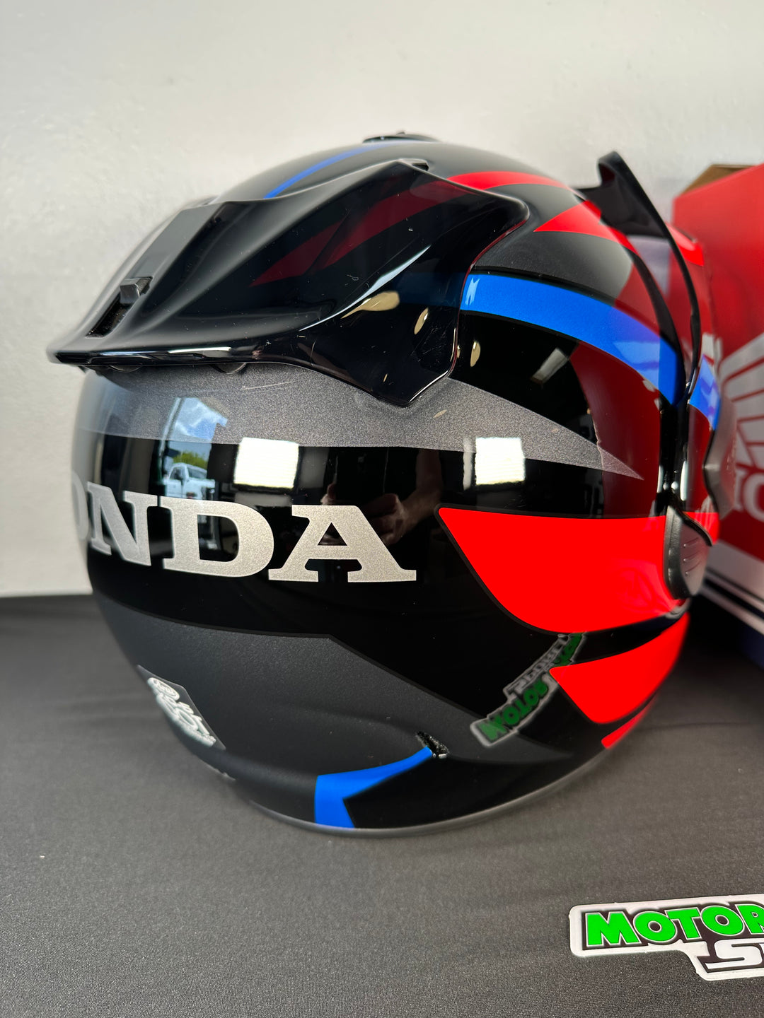 Arai XD-5 Helmet - Africa Twin - Red - Size MD - OPEN BOX