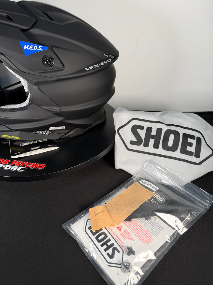 Shoei VFX-EVO Helmet - Matte Black - Size Small - USED / OPEN BOX