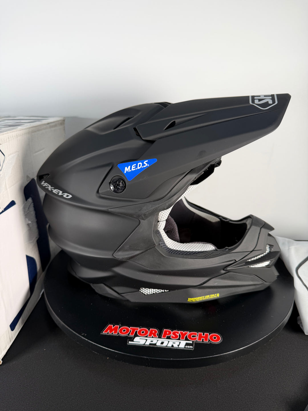 Shoei VFX-EVO Helmet - Matte Black - Size Small - USED / OPEN BOX