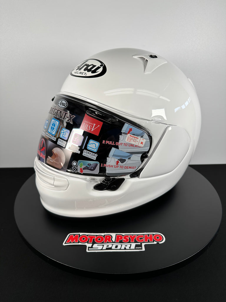 Arai Regent-X Helmet - White - Size XL - OPEN BOX – Motor Psycho Sport