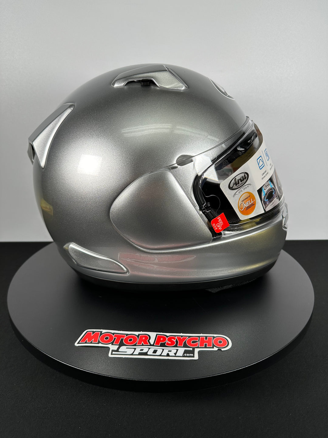 Arai Quantum-X Helmet - Aluminum Silver - Size Large Arai Quantum-X Helmet - Aluminum Silver - Size Large