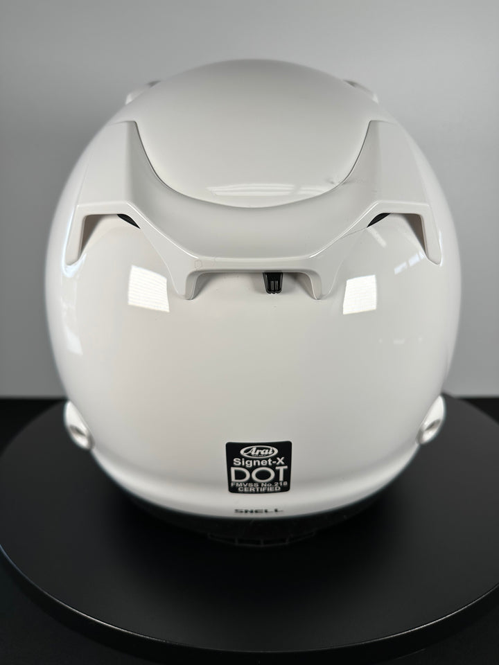arai finsish white helmet Arai Signet-X Helmet - White - Size Large