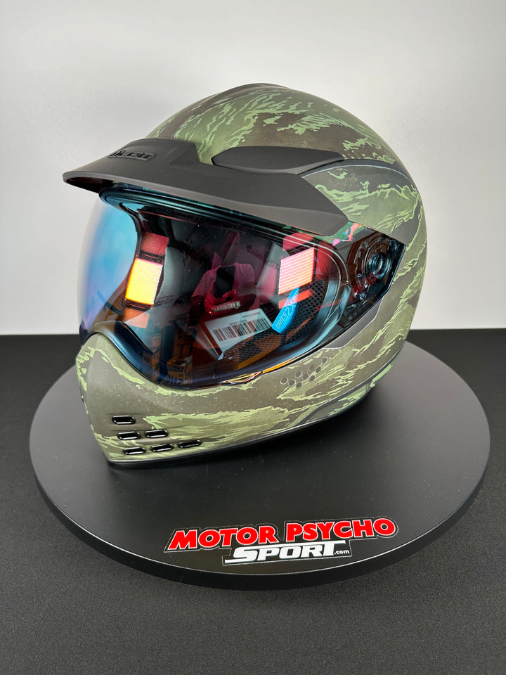 Icon Domain Tiger's Blood Helmet - Size 3XL - Floor Sample