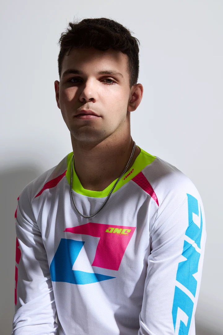 One Industries X-297 YOUTH Jersey - MIAMI WHITE