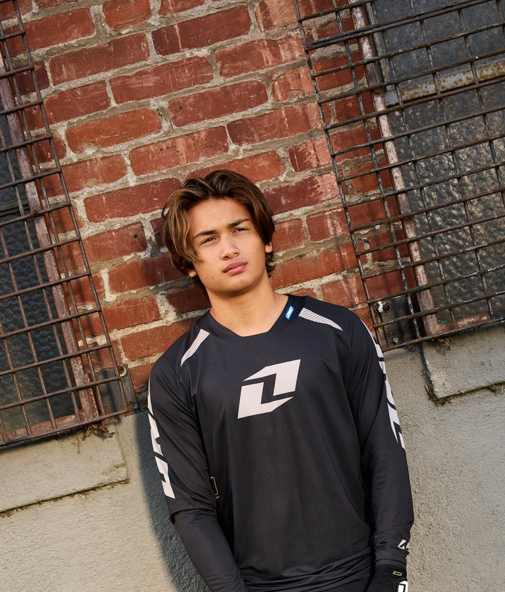 One Industries X-297 YOUTH Jersey - BLACK SMOKE