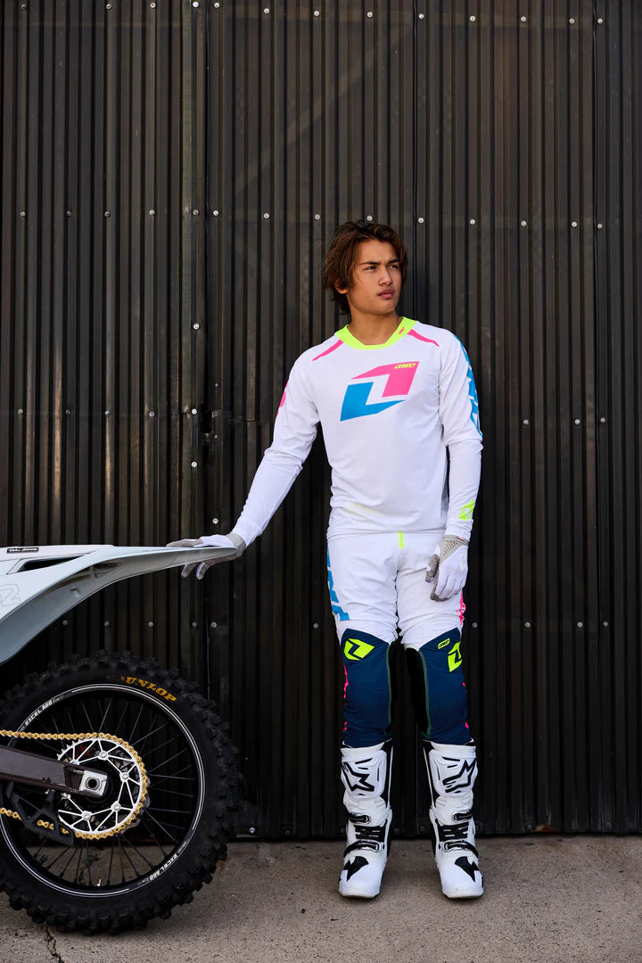 One Industries X-297 YOUTH Pant - MIAMI WHITE