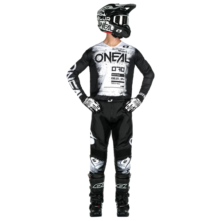 O'Neal  Mayhem Youth Scarz Jersey Black/White