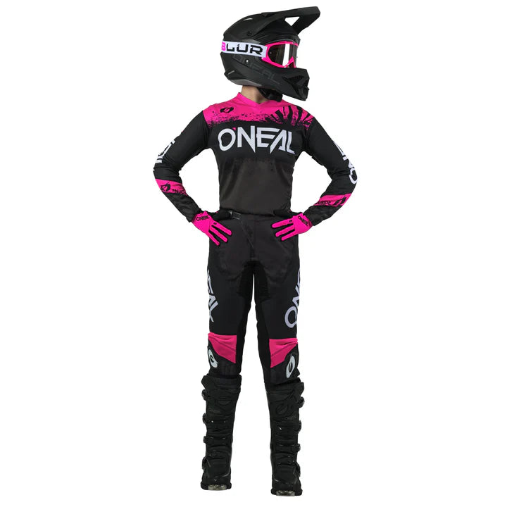 O'Neal Girls Element Youth Shocker Pants Black/Pink