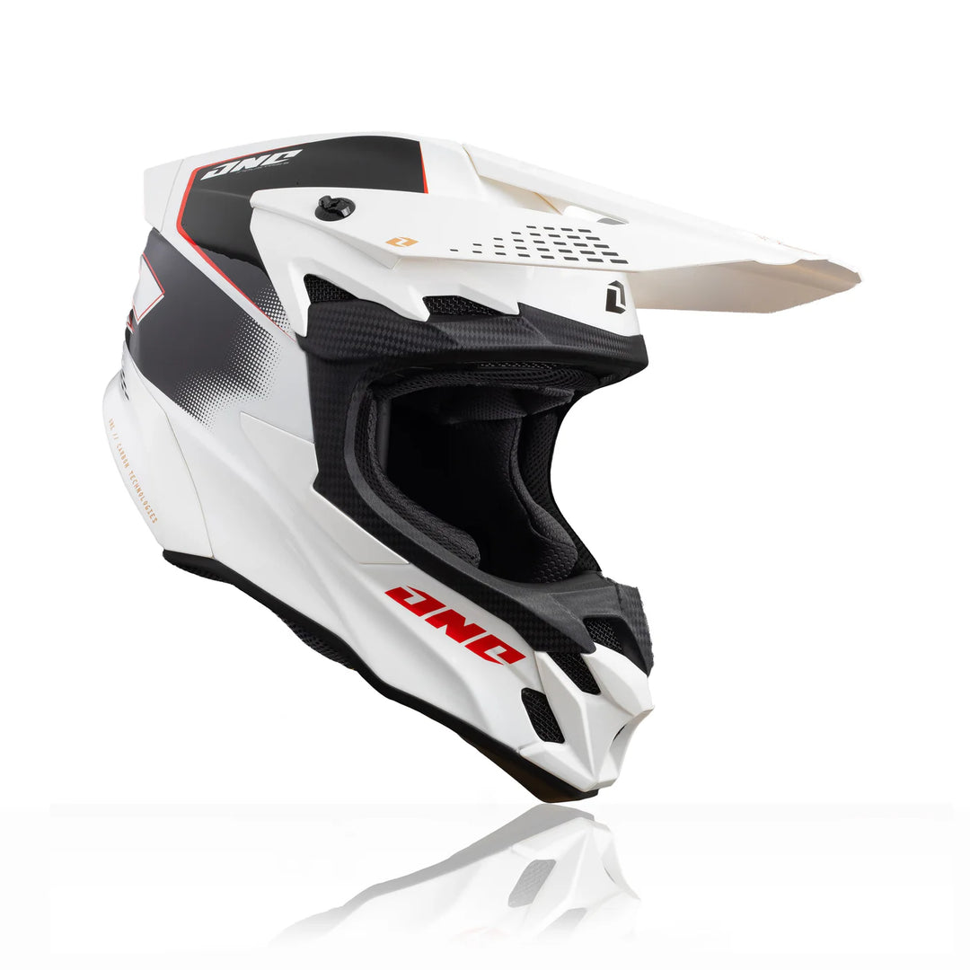 One Industries X-197 HELMET CARBON - WHITE SCORCH