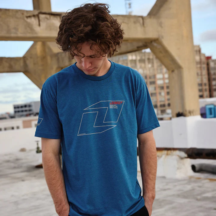 One Industries Vector Tee - Heather Cobalt