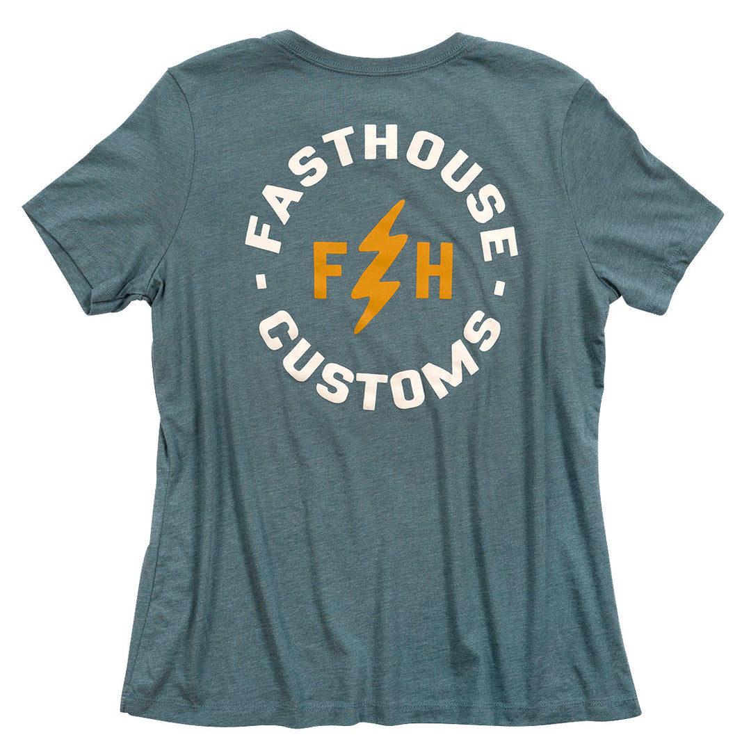 Fasthouse Women's Easy Rider Tee - Heather Slate