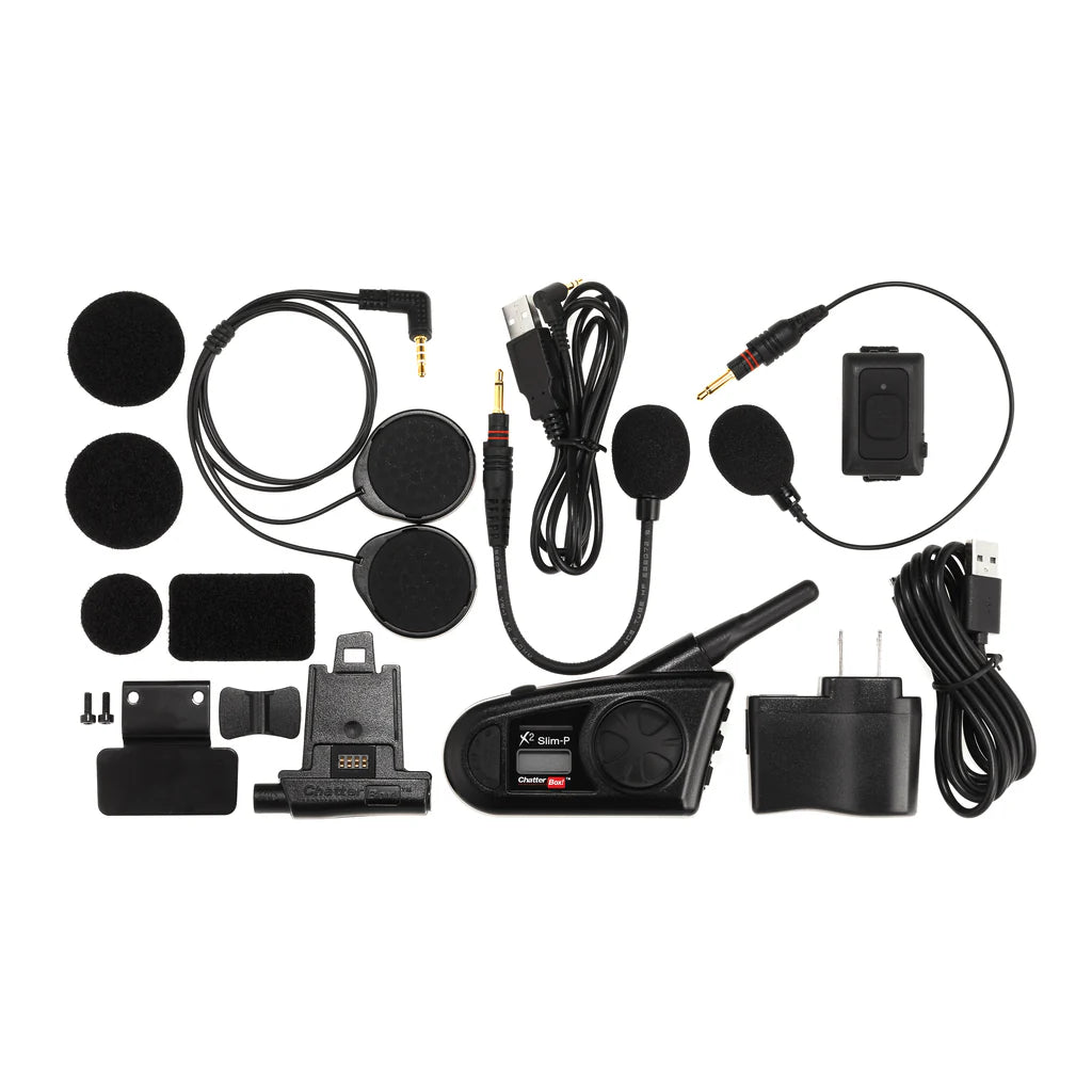 Chatterbox X2 SLIM-P LONG RANGE GMRS/FRS HELMET COMMUNICATOR