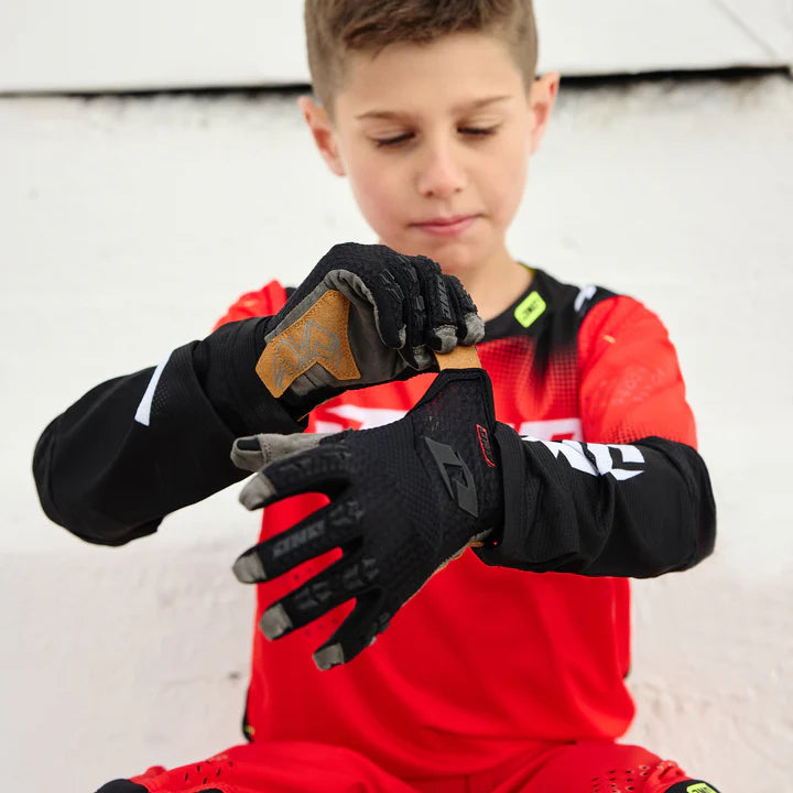 One Industries X-197 Youth Glove - CORE BLACK