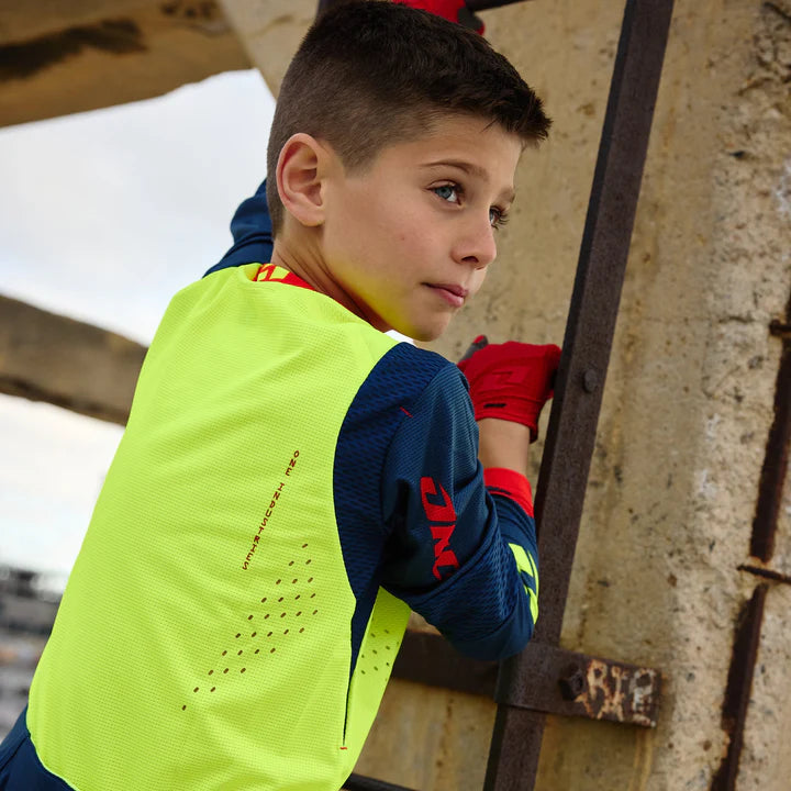 One Industries X-197 Youth Jersey - NEON NAVY