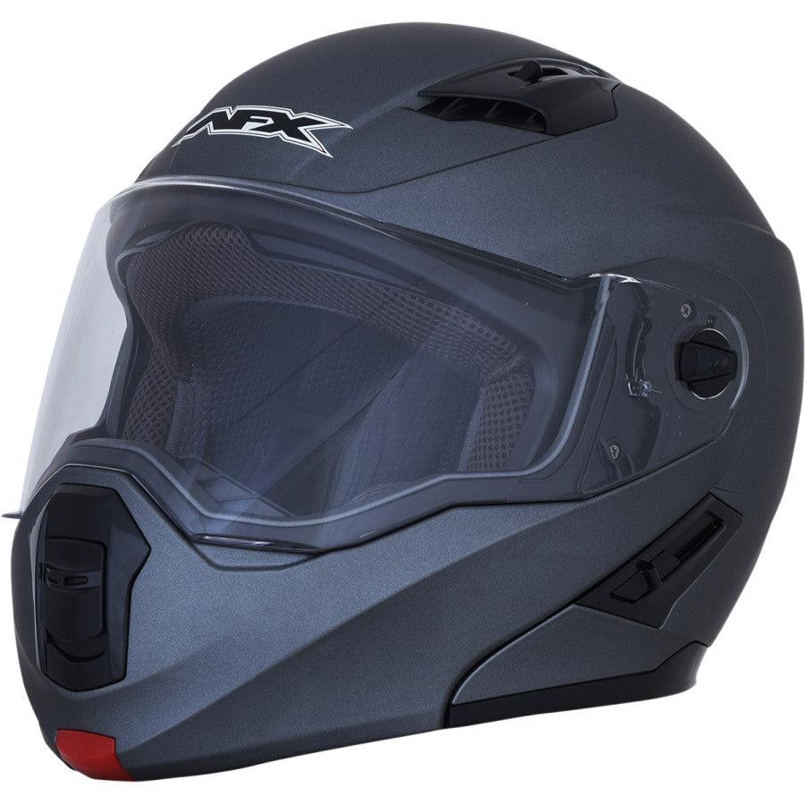 AFX FX-111 Solid Helmet - Frost Gray - Motor Psycho Sport