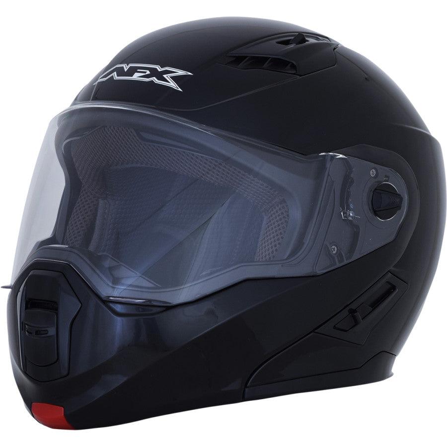 AFX FX-111 Solid Helmet - Gloss Black - Motor Psycho Sport