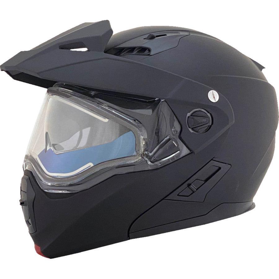 AFX FX-111DS Electric Snow Helmet - Matte Black - Motor Psycho Sport