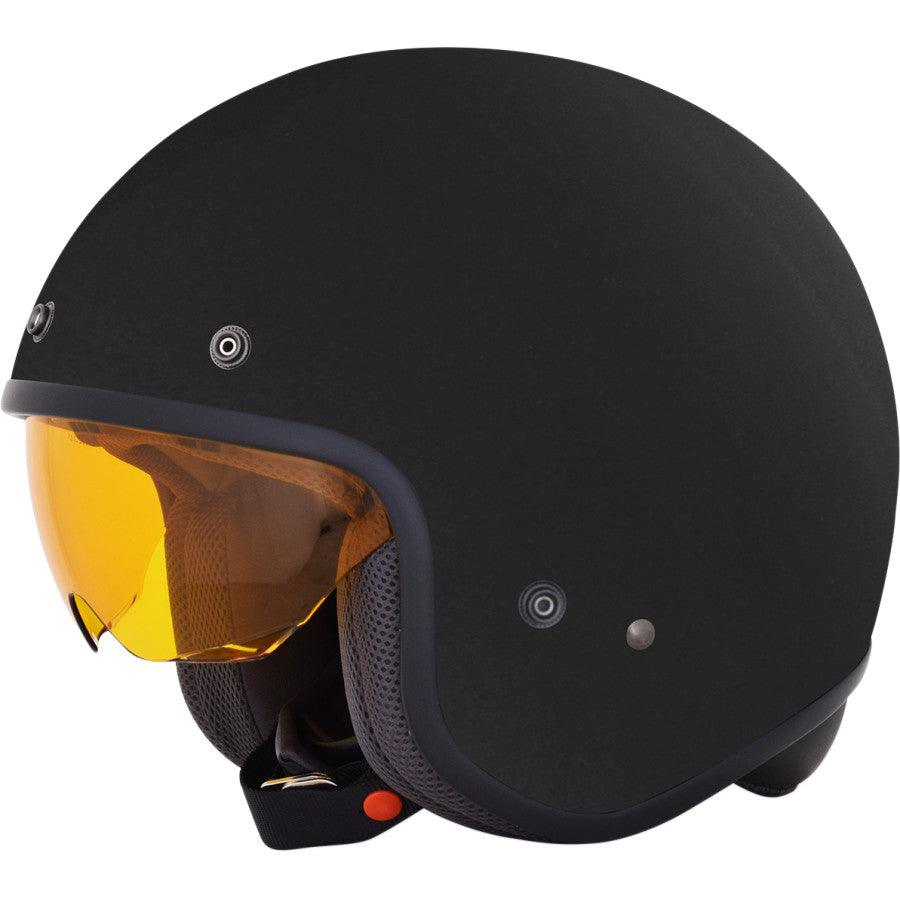 AFX FX-142Y Helmet - Gloss Black - Motor Psycho Sport