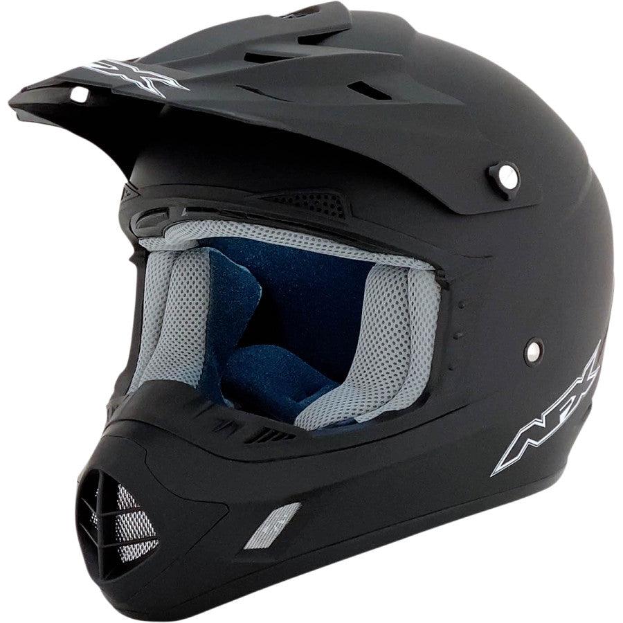 AFX FX-17 Solid Helmet - Matte Black - Motor Psycho Sport