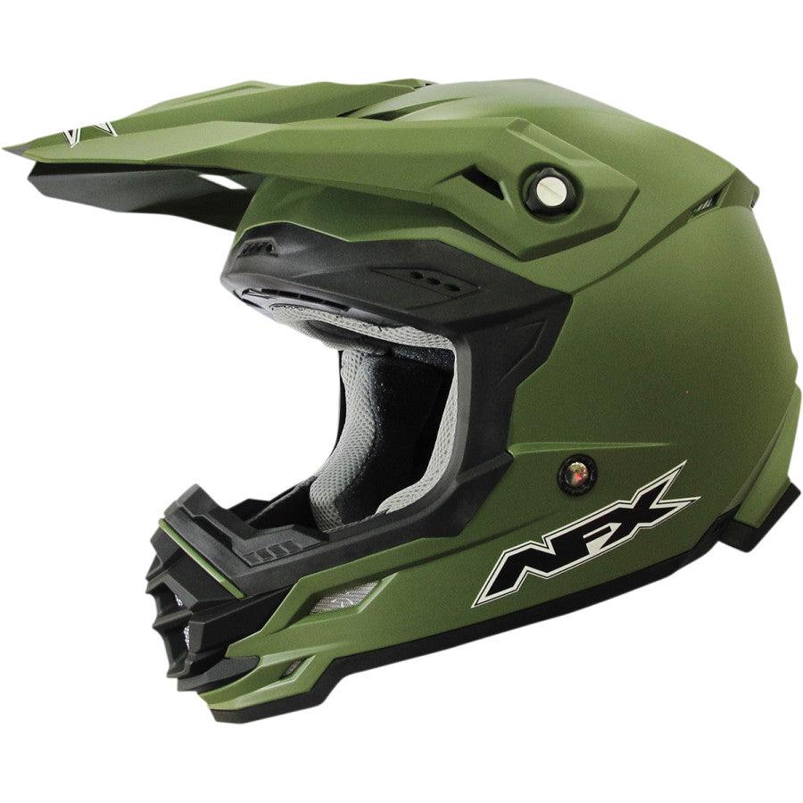 AFX FX-19R Helmet - Matte Olive - Motor Psycho Sport
