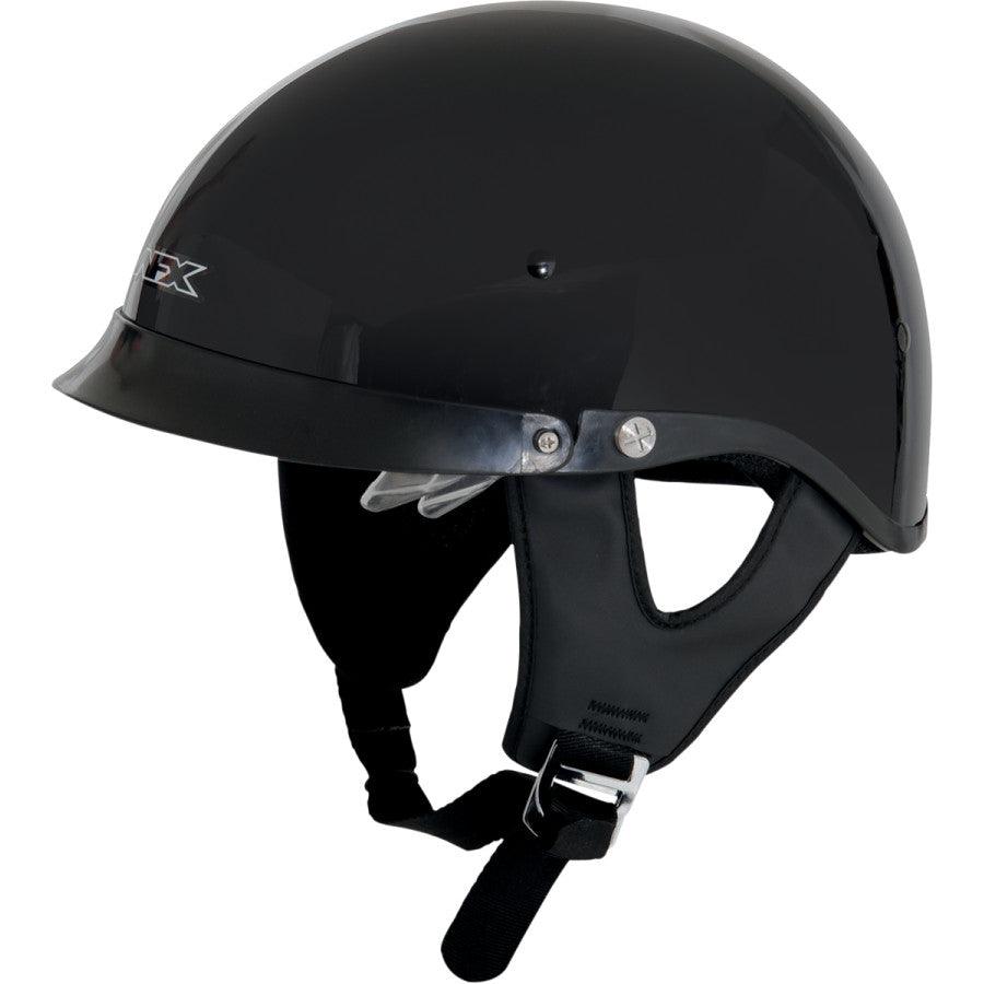 AFX FX-200 Solid Helmet — Solid - Black - Motor Psycho Sport