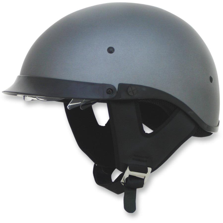 AFX FX-200 Solid Helmet — Solid - Frost Gray - Motor Psycho Sport