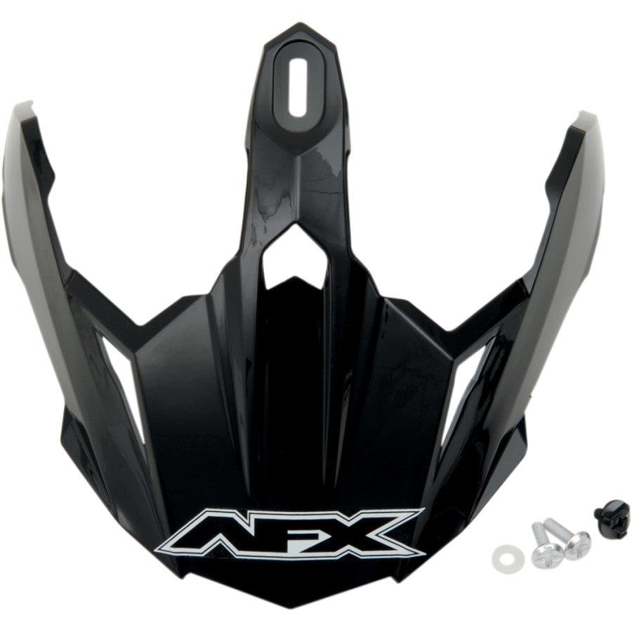 AFX FX-39DS Helmet Peak — Solid - Gloss Black - Motor Psycho Sport