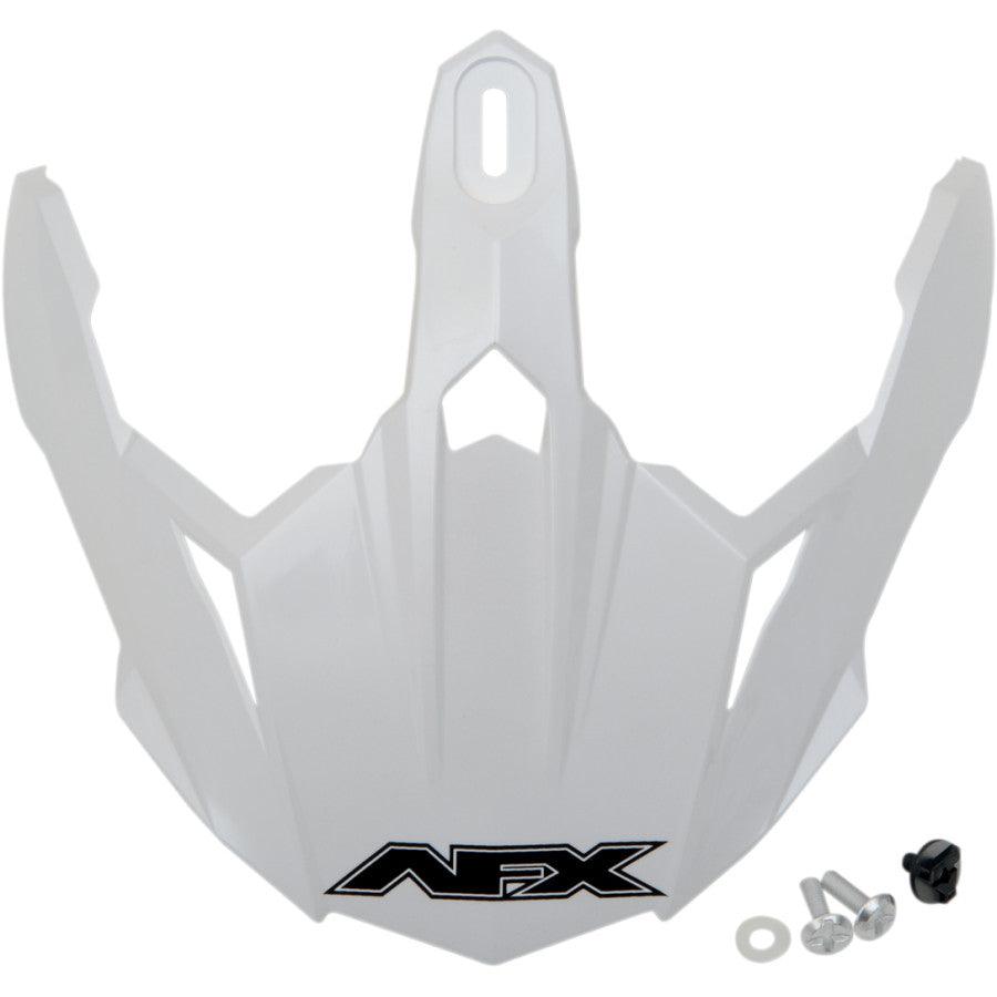 AFX FX-39DS Helmet Peak — Solid - Pearl White - Motor Psycho Sport