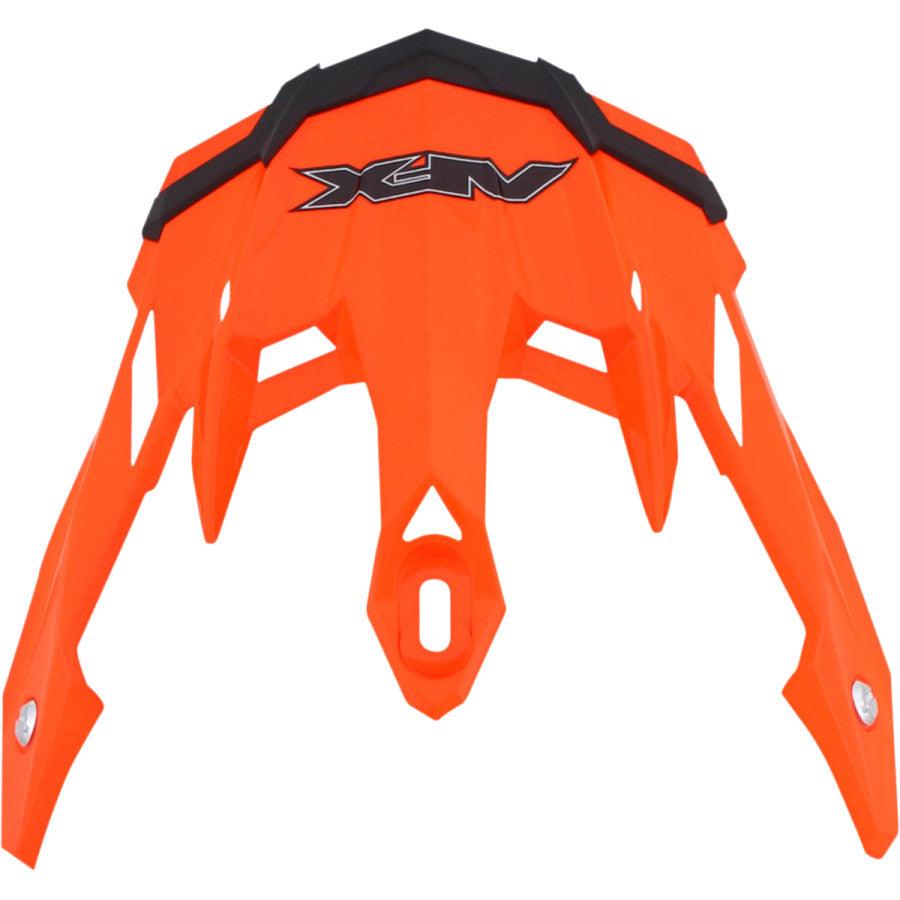 AFX FX-41DS Helmet Peak — Solid - Safety Orange - Motor Psycho Sport