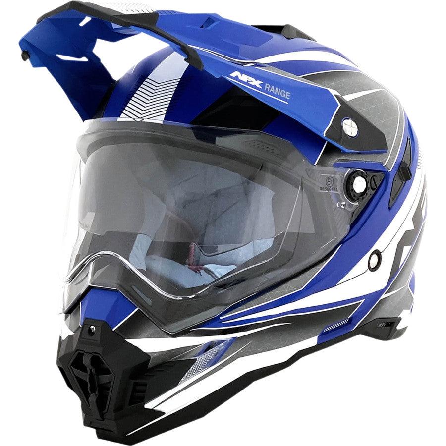 AFX FX-41DS Range Helmet - Matte Blue - Motor Psycho Sport