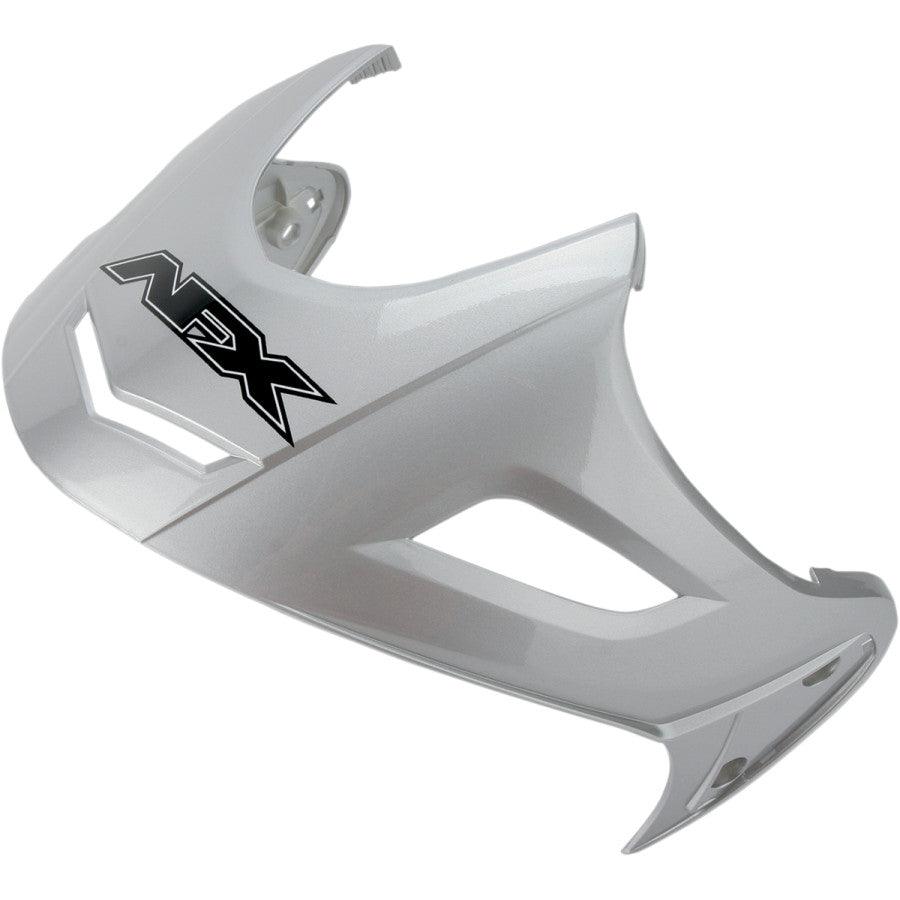 AFX FX-50 Helmet Peak — Solid - Silver - Motor Psycho Sport