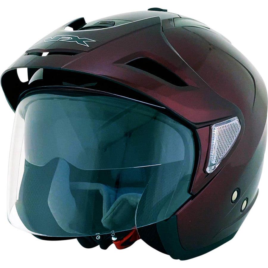 AFX FX-50 Helmet — Solid - Wine - Motor Psycho Sport