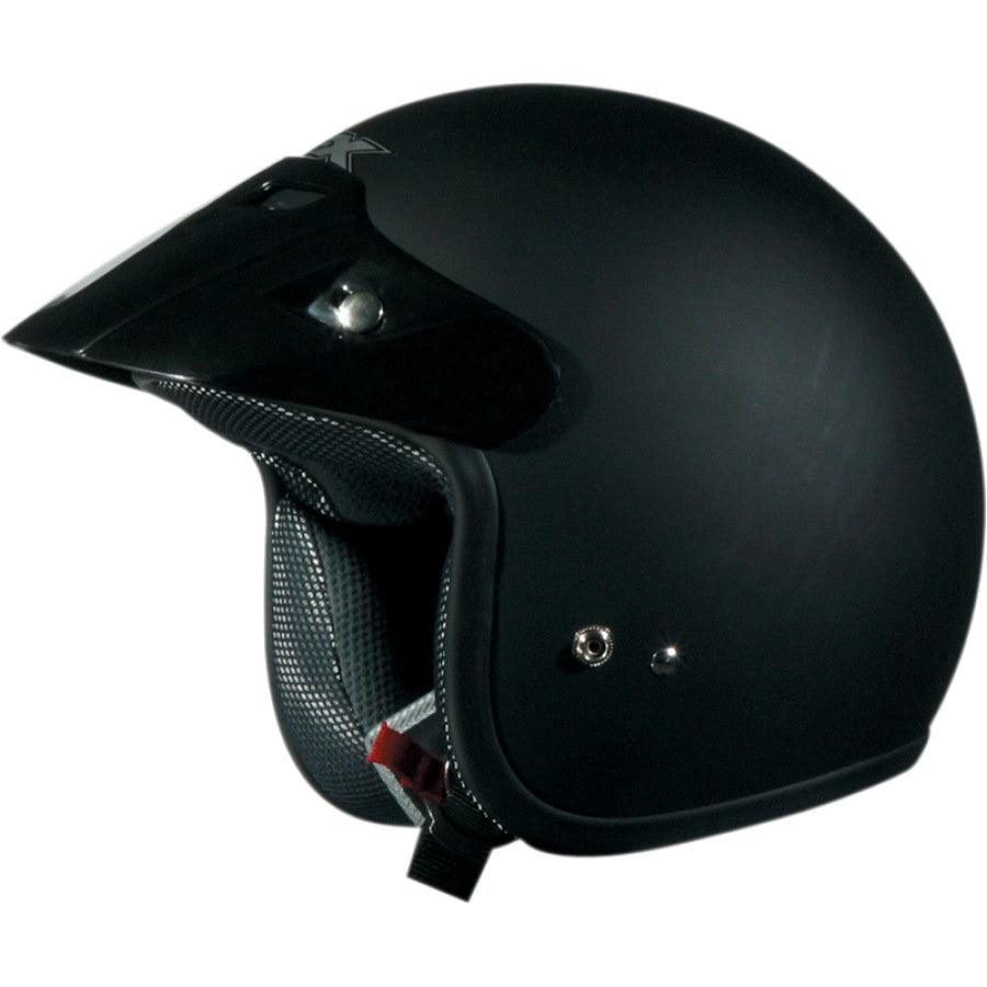 AFX FX-75Y Helmet — Solid - Matte Black - Motor Psycho Sport