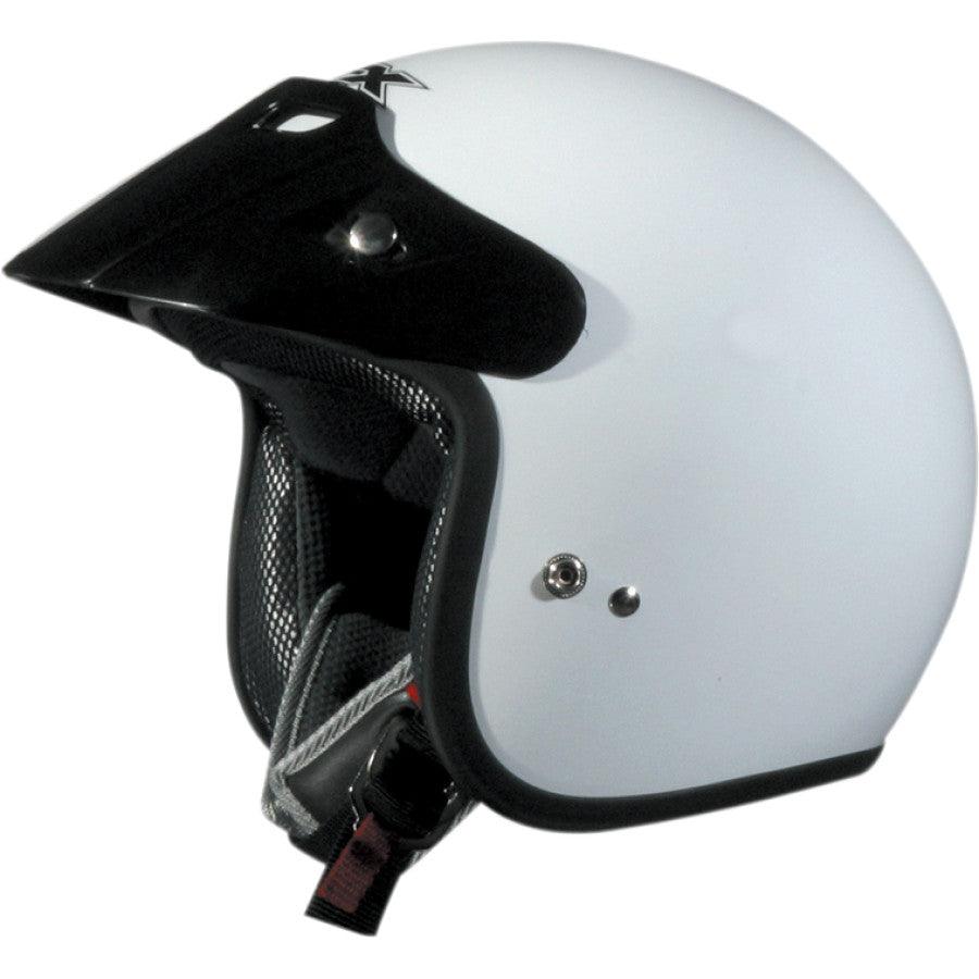 AFX FX-75Y Helmet — Solid - White - Motor Psycho Sport