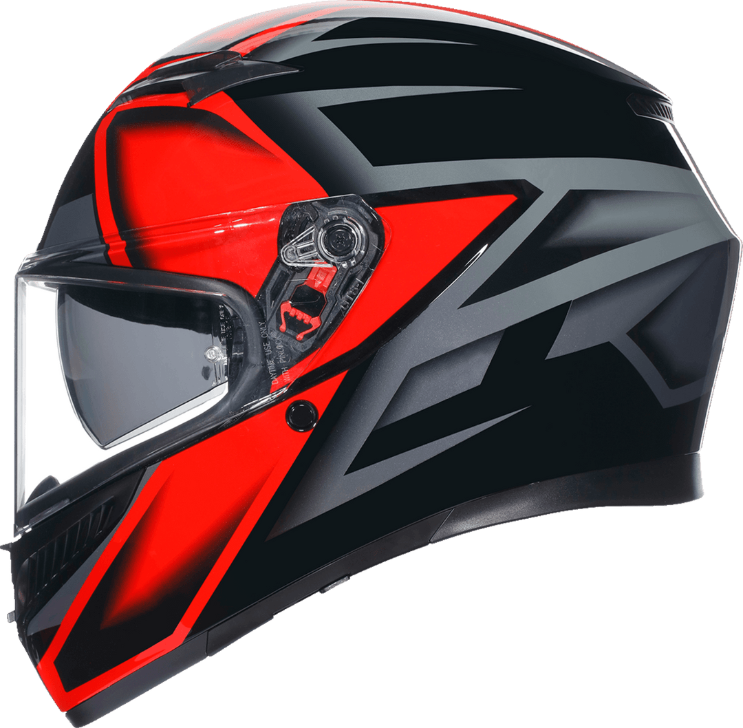 agv k3 liner AGV K3 Compound Helmet Black Red