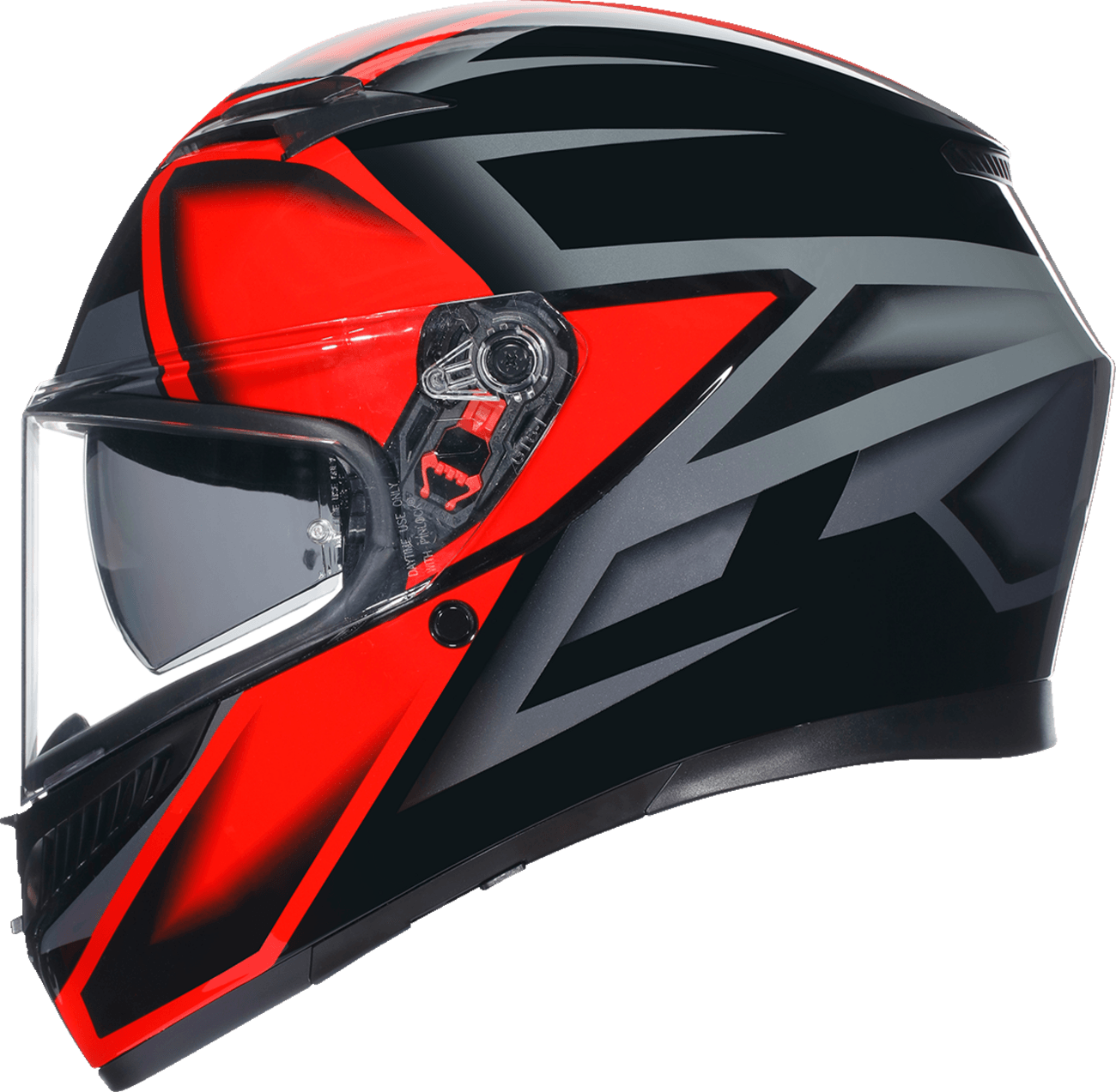agv k3 bat red AGV K3 Compound Helmet Black Red