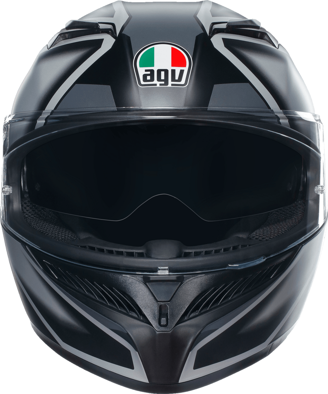 AGV K3 Helmet - Compound Matte Black/Gray - Motor Psycho Sport