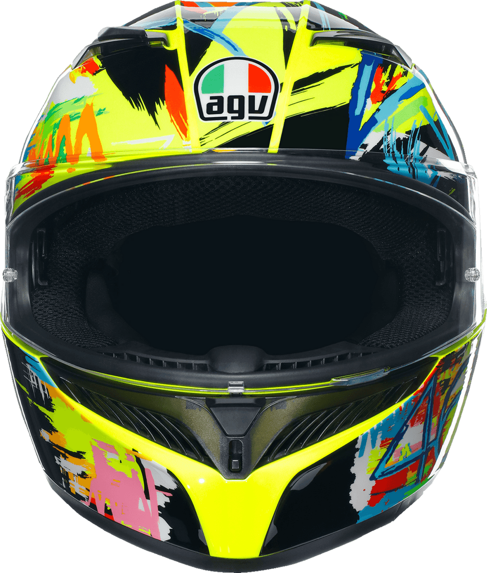 AGV K3 Helmet - Rossi Winter Test 2019 - Motor Psycho Sport