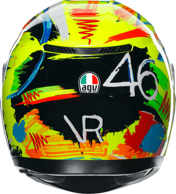 AGV K3 Helmet - Rossi Winter Test 2019 - Motor Psycho Sport