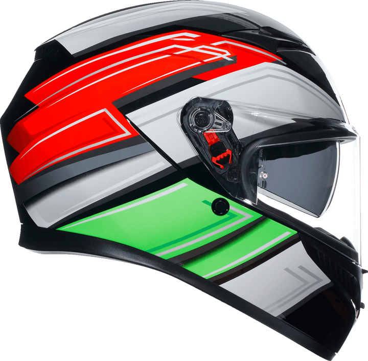 AGV K3 Helmet - Wing Black/Italy - Motor Psycho Sport