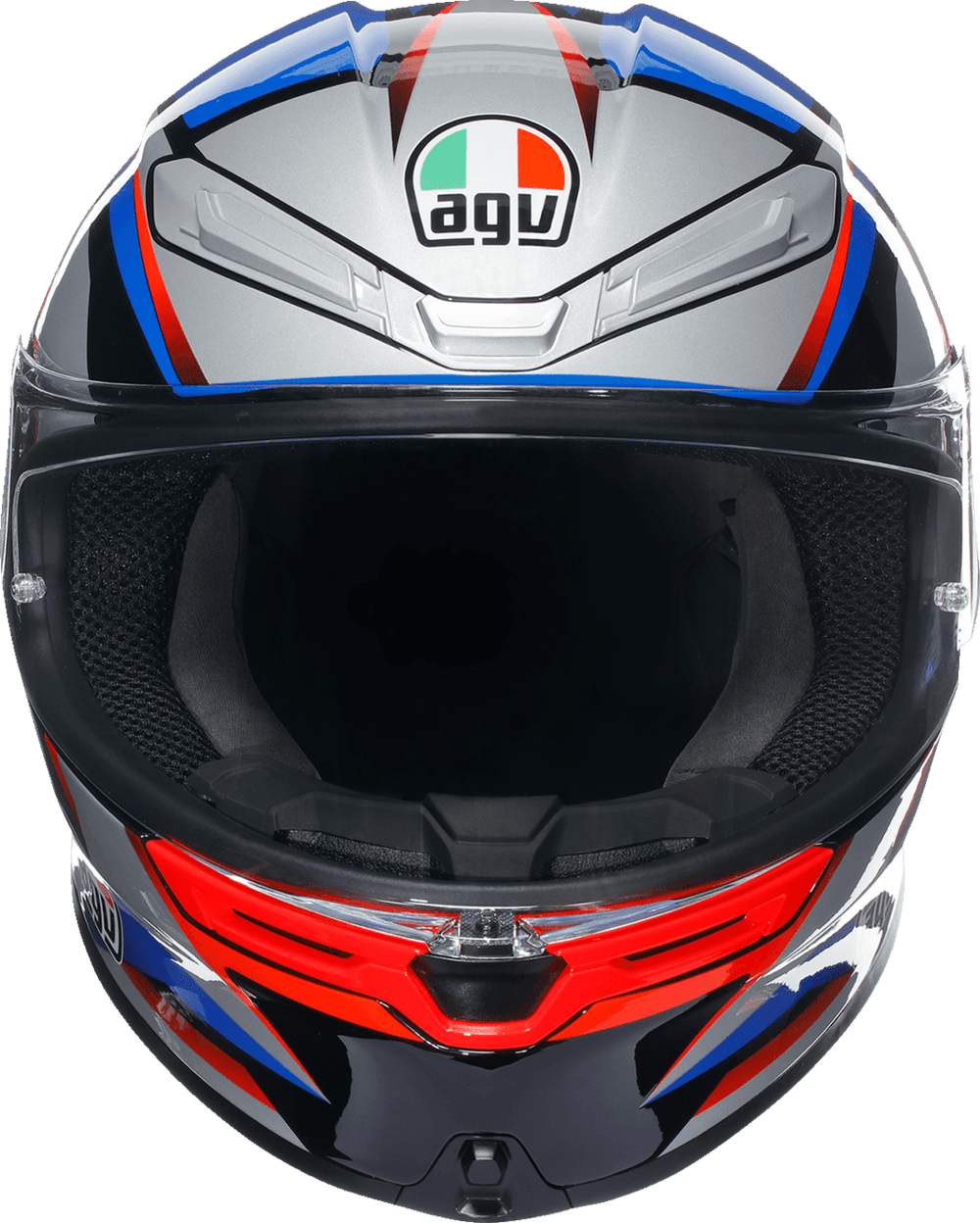 AGV K6 S Helmet - Slashcut Black/Blue/Red - Motor Psycho Sport
