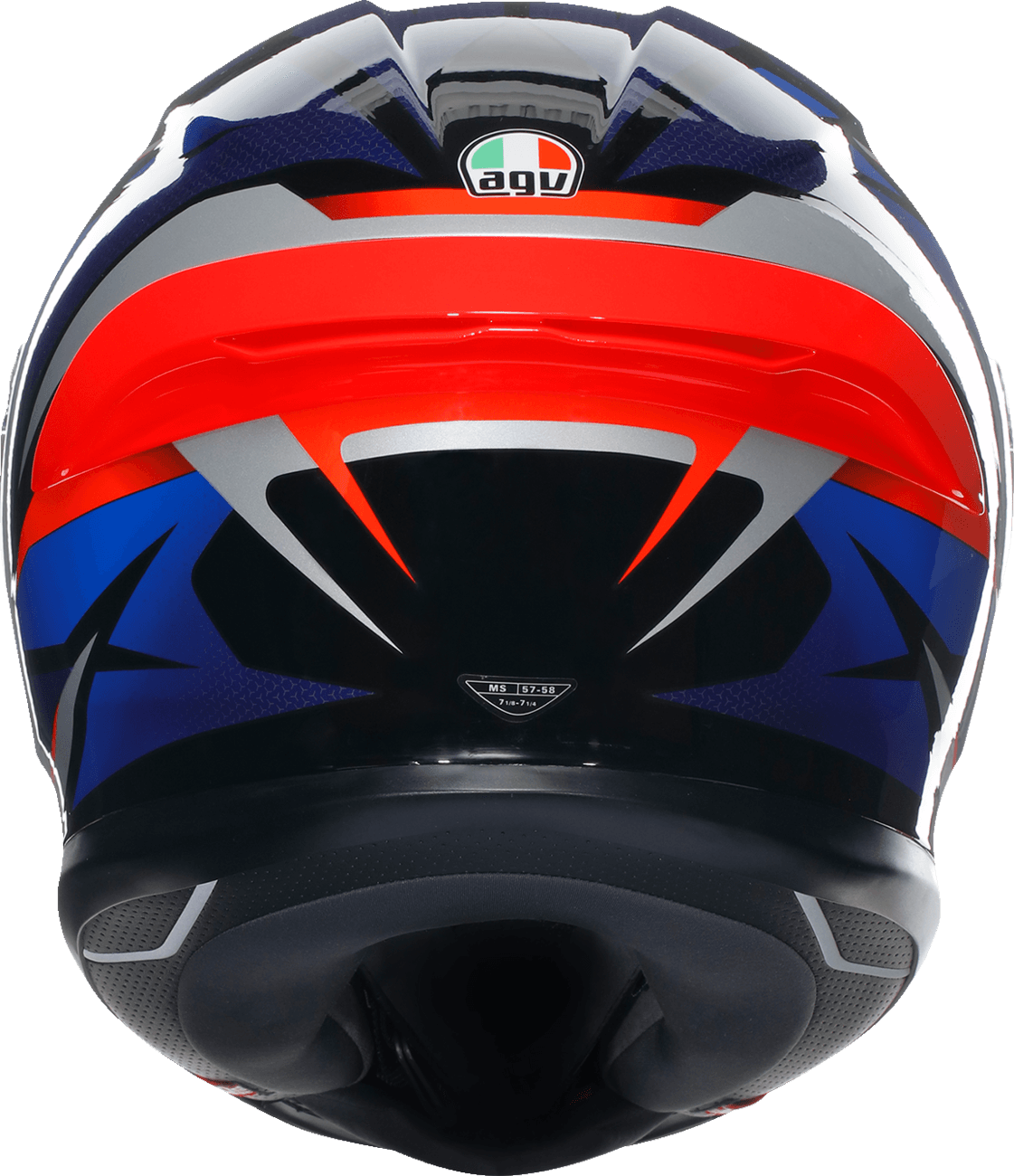 AGV K6 S Helmet - Slashcut - Black/Blue/Red