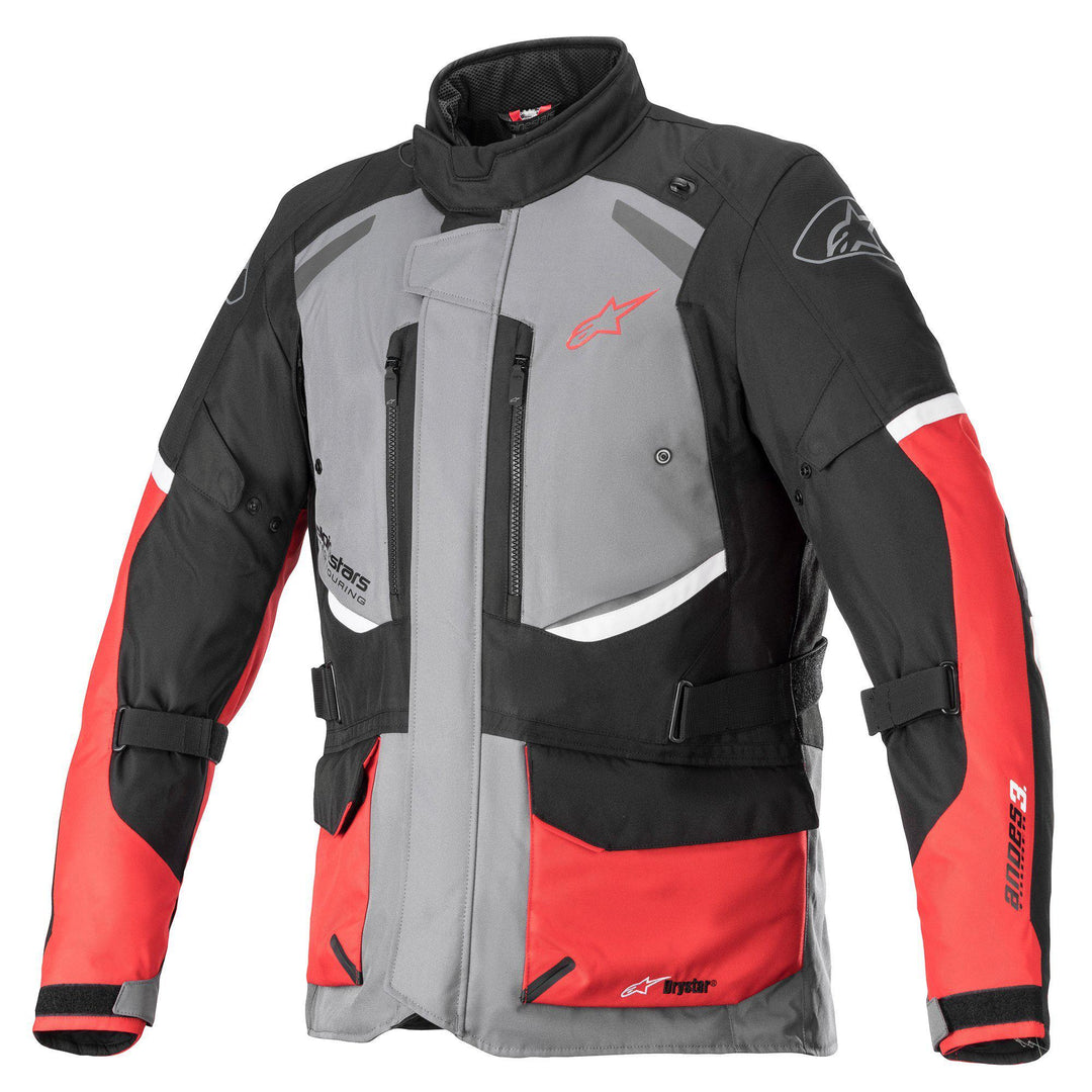 Alpinestars Andes V3 Drystar Jacket - Dark Gray/Black/Bright Red - Motor Psycho Sport