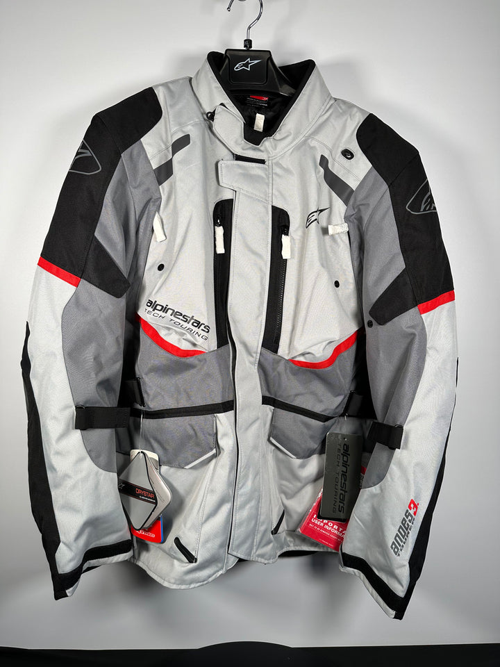 Alpinestars Andes V3 Drystar Jacket - Ice Gray/Dark Gray - Size 3XL - OPEN BOX - Motor Psycho Sport