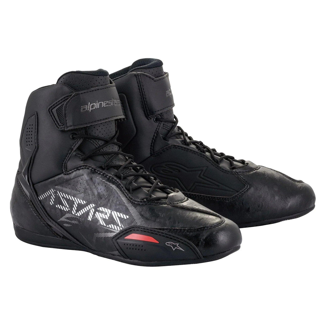 Alpinestars Faster-3 Shoes Black Gunmetal - Motor Psycho Sport