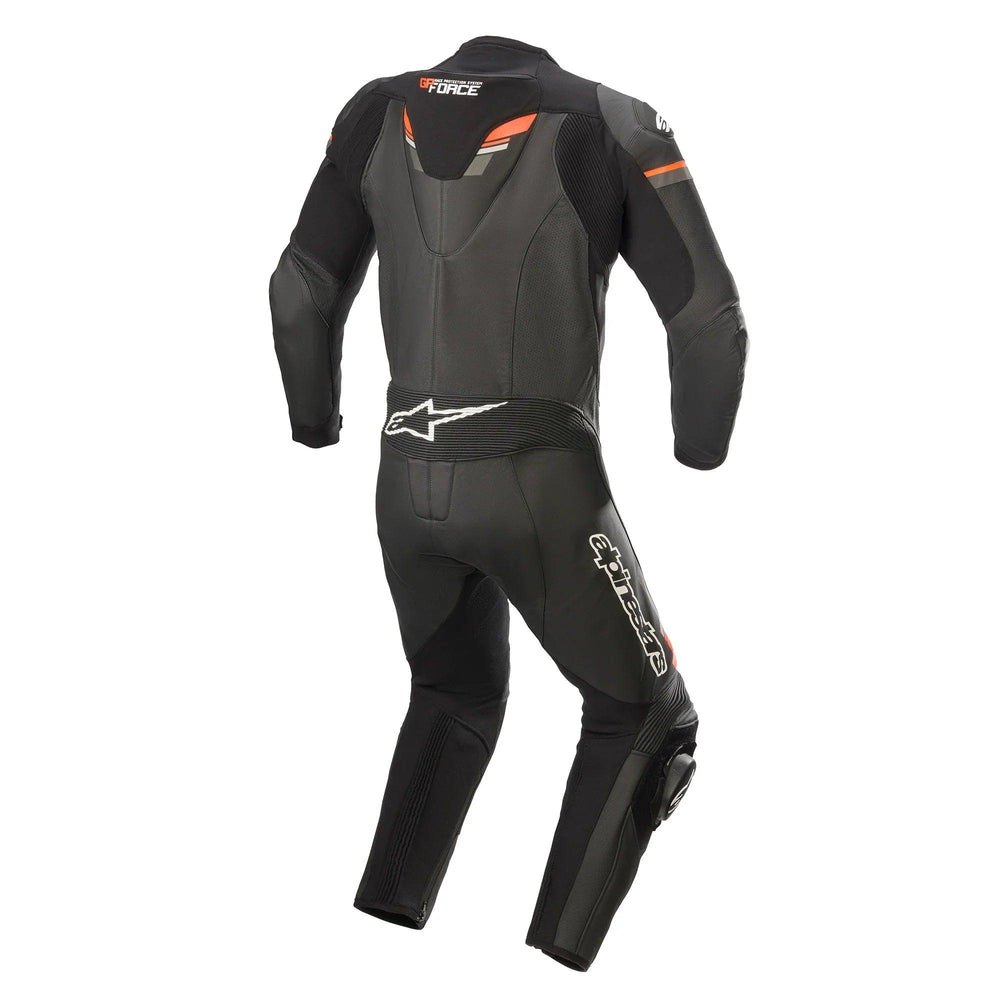 Alpinestars GP Force Chaser Leather Suit 1-Piece Black/Red Fluo - Motor Psycho Sport
