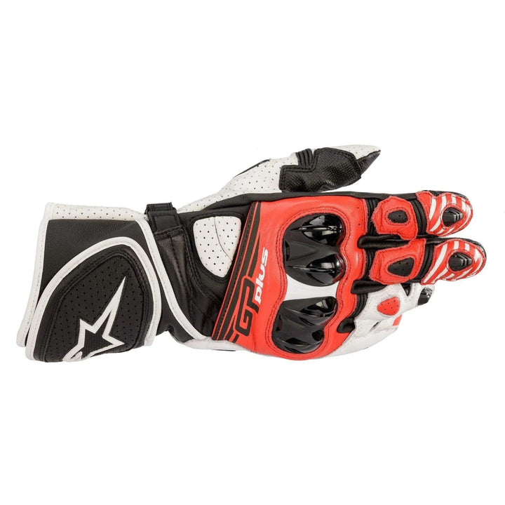 Alpinestars GP Plus R V2 Gloves - Black/White/Red - Motor Psycho Sport