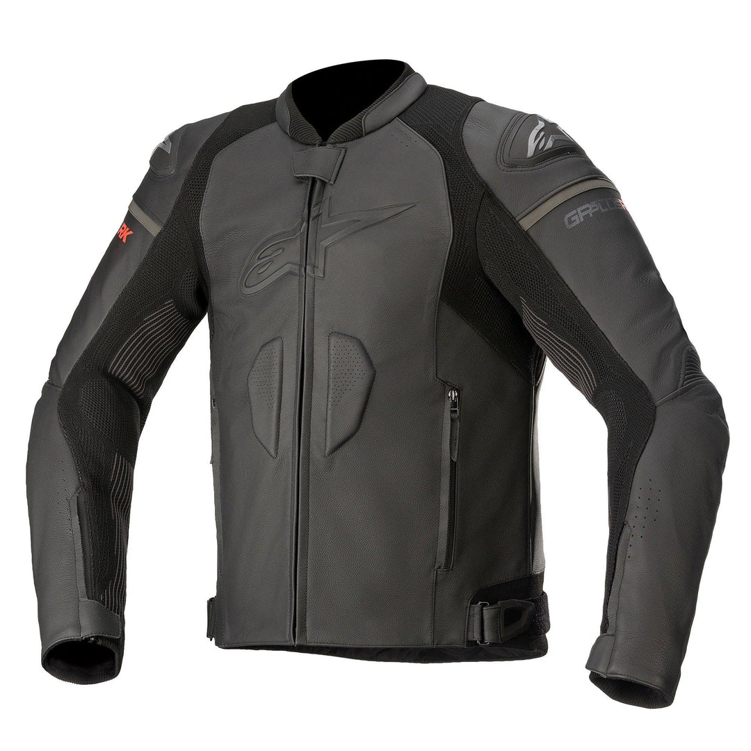Alpinestars GP Plus R V3 Rideknit Leather Jacket Black/Black - Motor Psycho Sport
