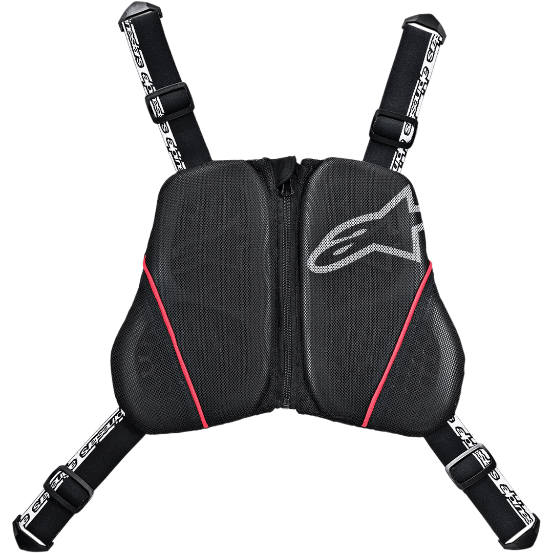 Alpinestars KR-C Chest Harness Protector - Black/White/Red - Motor Psycho Sport