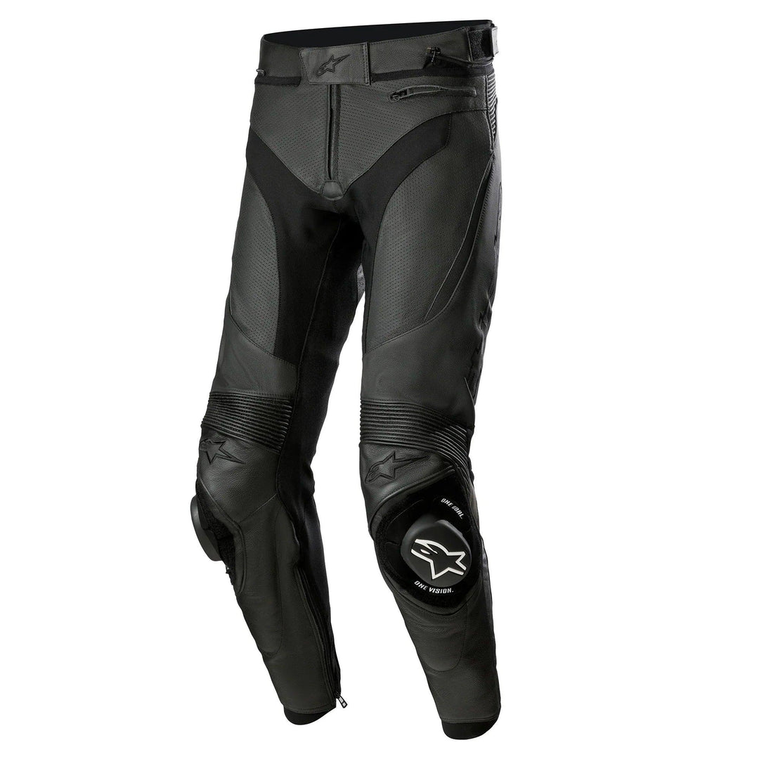 Alpinestars Missile V3 Airflow Leather Pants - Black/Black - Motor Psycho Sport